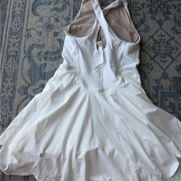 lululemon athletica White Strapless Fit-and-Flare Dress - Picture 5 of 5